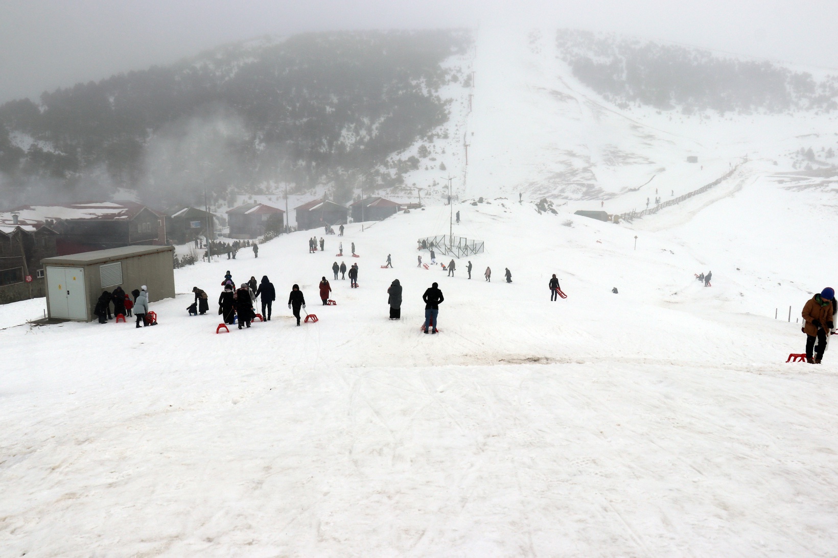 Zigana Kayak Merkezi karne tatilinde doldu taştı 13