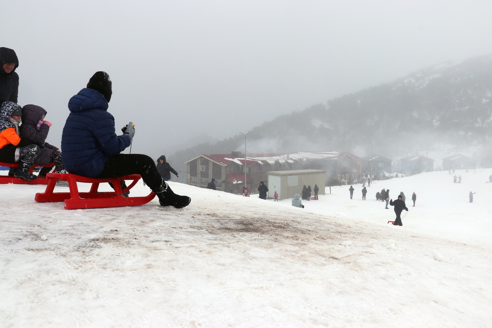 Zigana Kayak Merkezi karne tatilinde doldu taştı 12