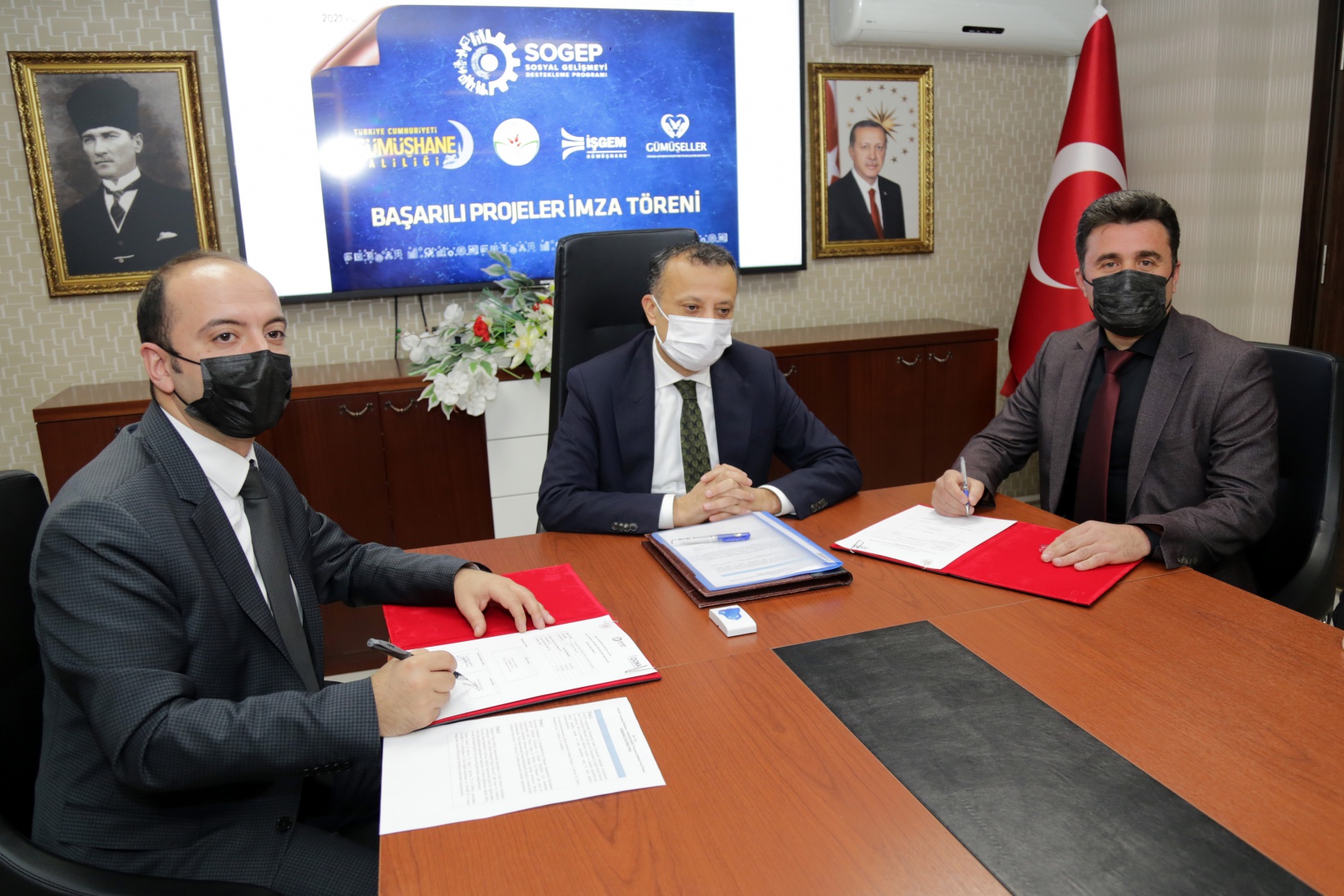 Gümüşhane’de 8 milyon liralık DOKA projelerinde imzalar atıldı 2