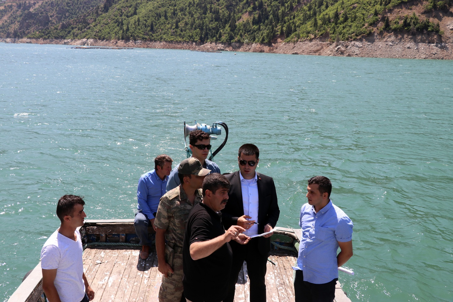 Torul barajında alabalık üretimi 31