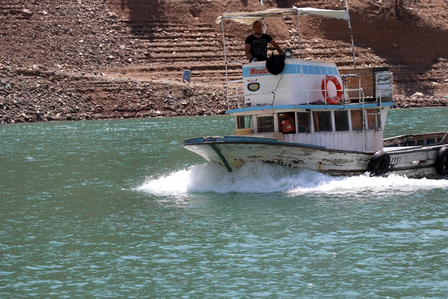 Torul barajında alabalık üretimi 35