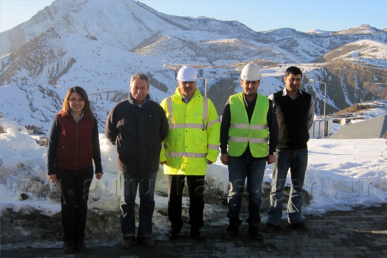 Başkan Canlı'dan GÜMÜŞTAŞ Maden Tesislerinde İnceleme 1