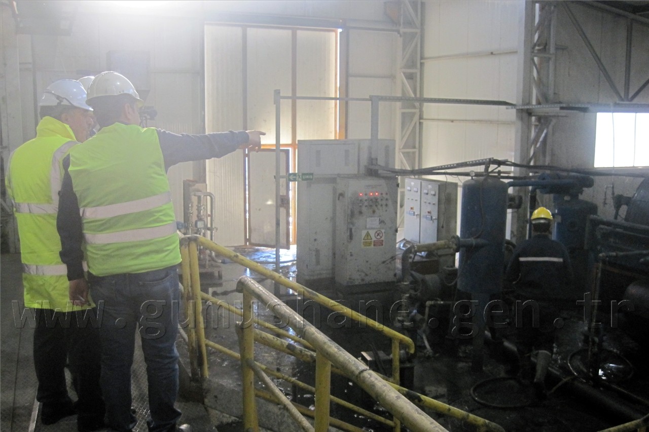 Başkan Canlı'dan GÜMÜŞTAŞ Maden Tesislerinde İnceleme 2