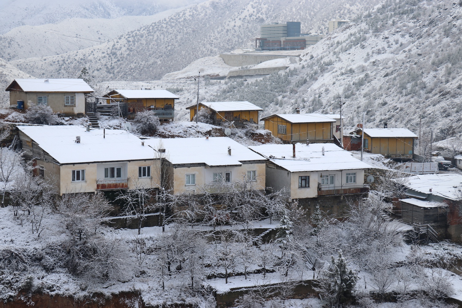 Gümüşhane’de kar yağışı etkili oldu 10
