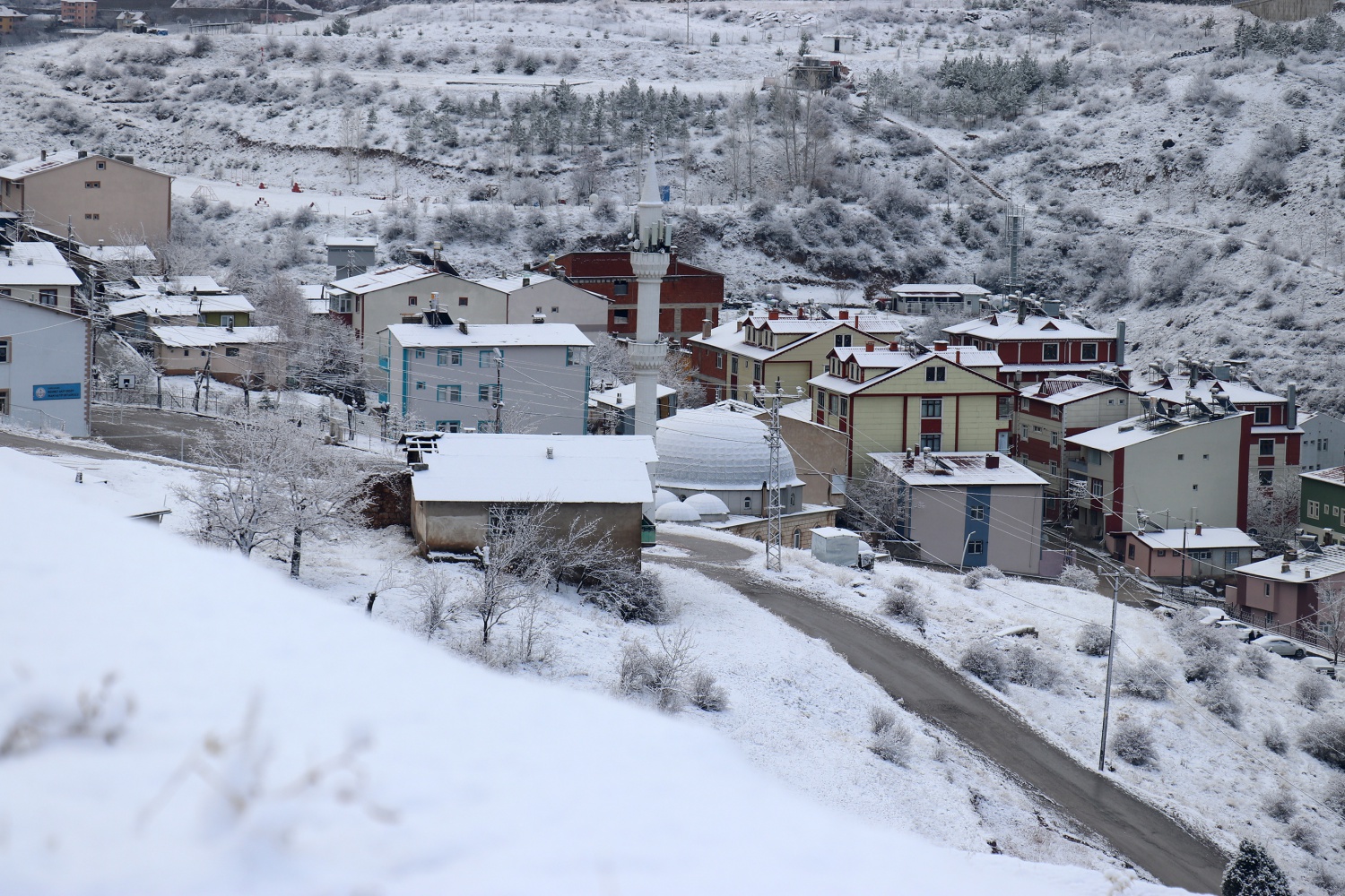 Gümüşhane’de kar yağışı etkili oldu 12