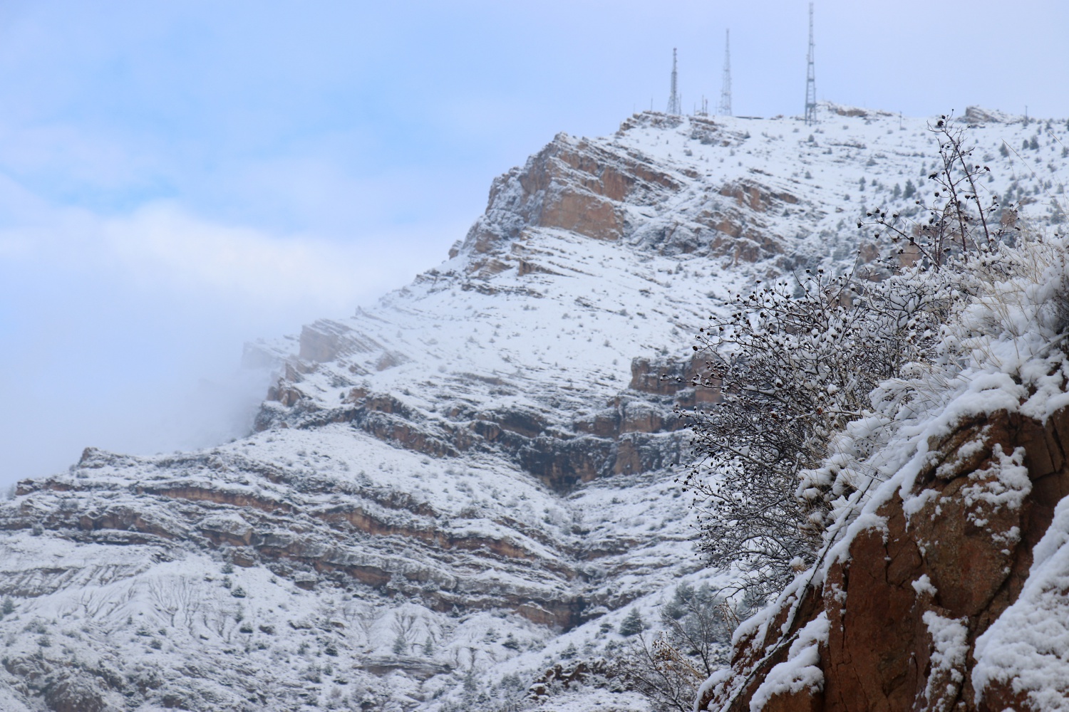 Gümüşhane’de kar yağışı etkili oldu 14