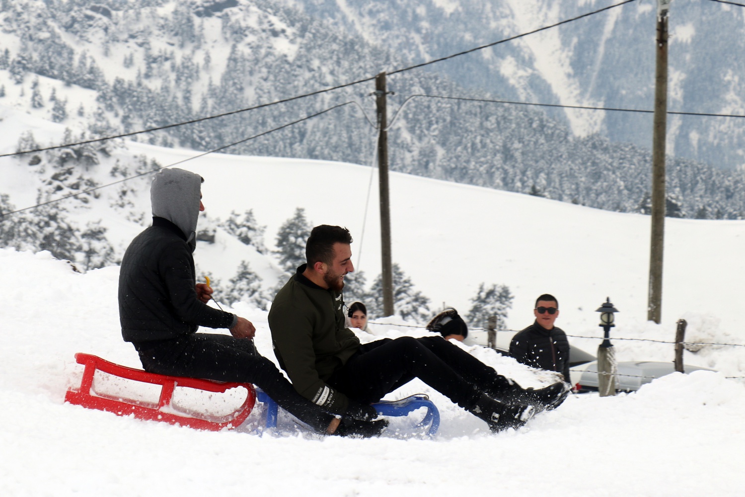 Zigana dağında kar kalınlığı 80 santimetreye ulaştı, kayak sezonu başladı 8