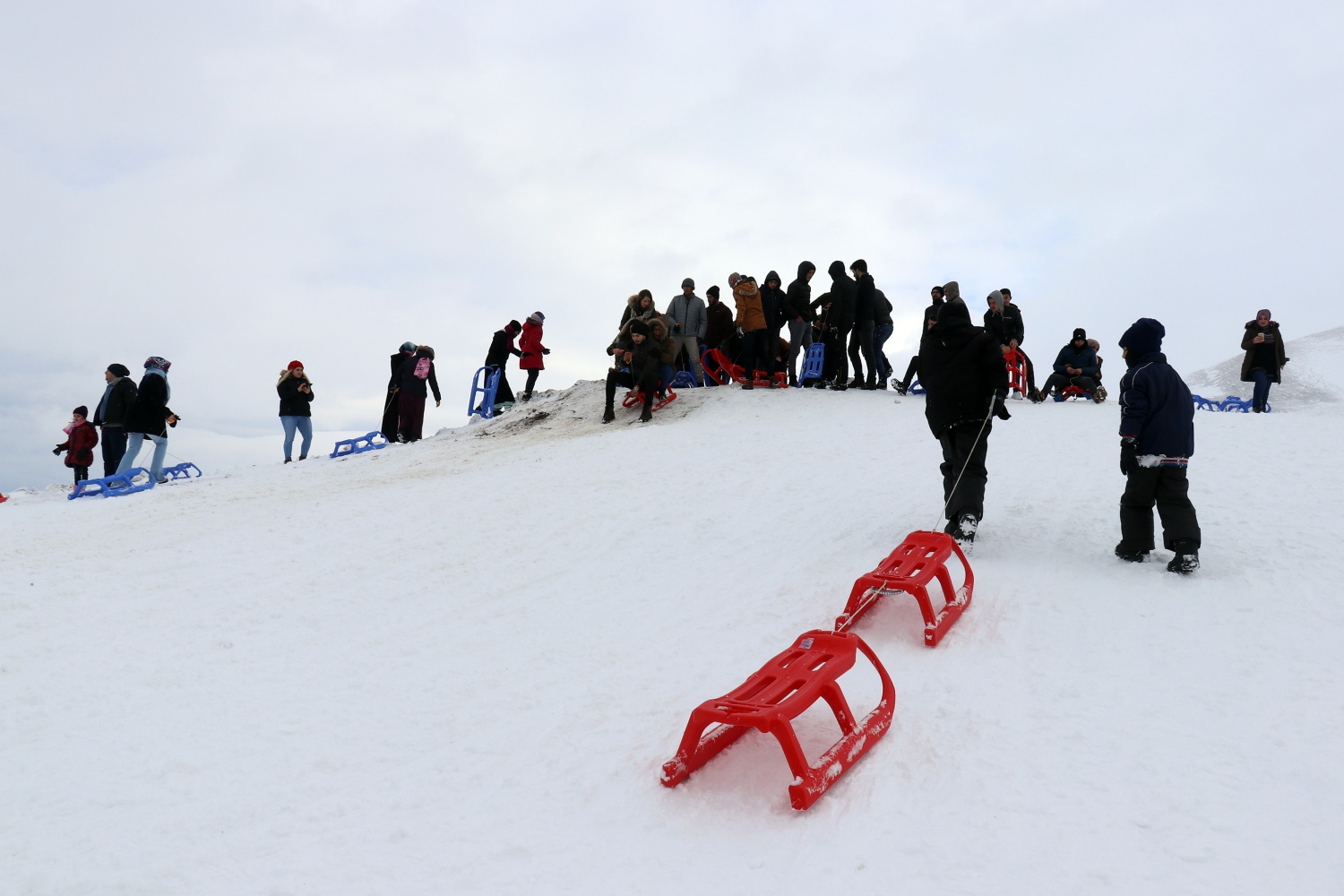 Zigana dağında kar kalınlığı 80 santimetreye ulaştı, kayak sezonu başladı 14