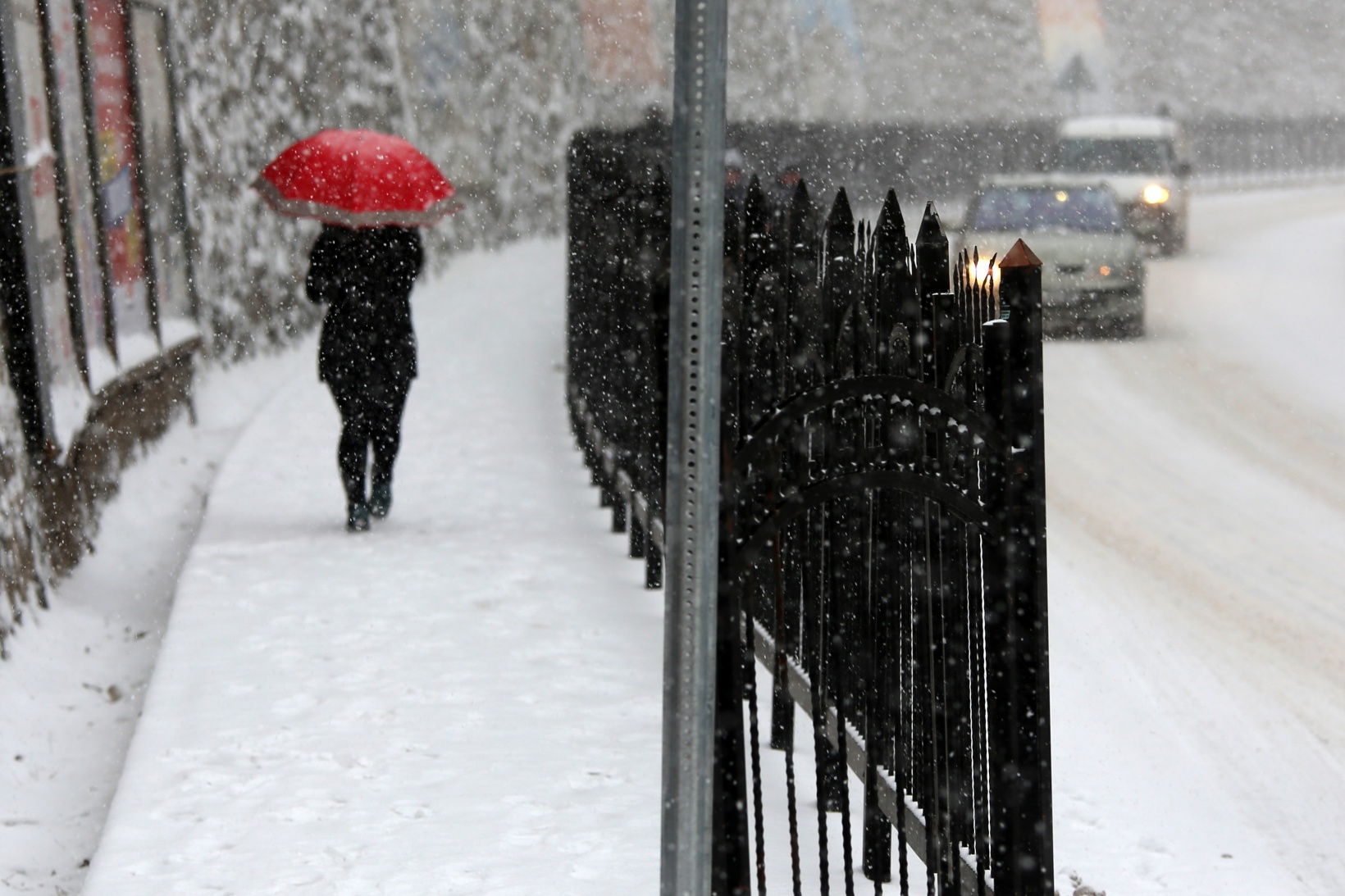 Gümüşhane’de kar yağışı etkili oluyor 16