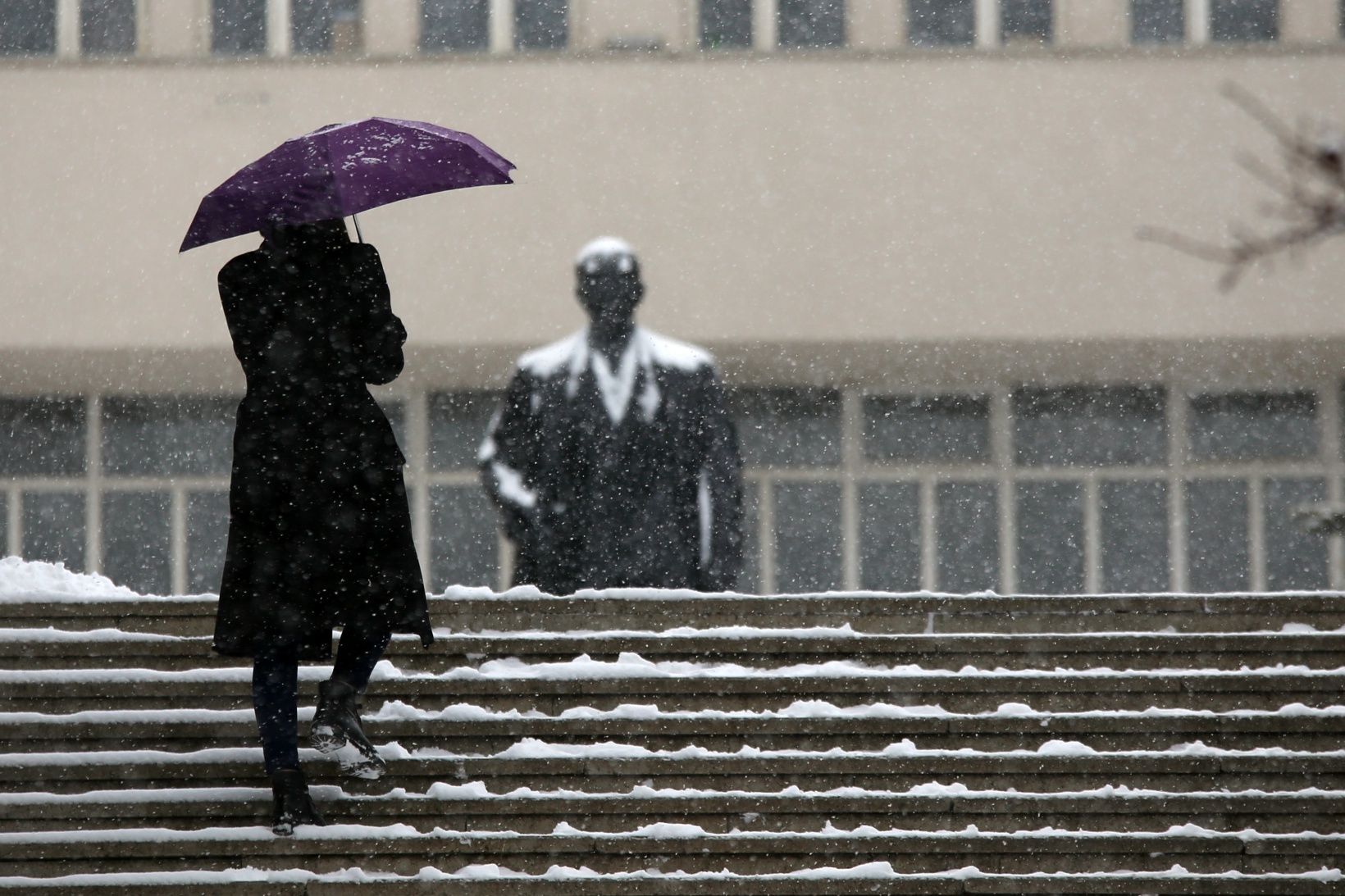 Gümüşhane’de kar yağışı etkili oluyor 6