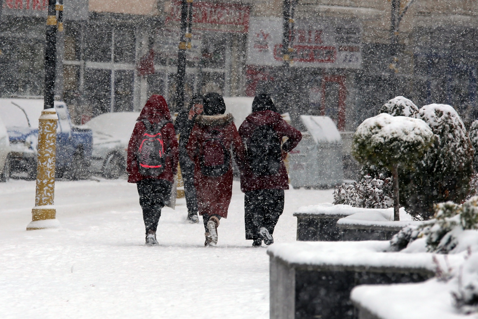 Gümüşhane’de kar yağışı etkili oluyor 5