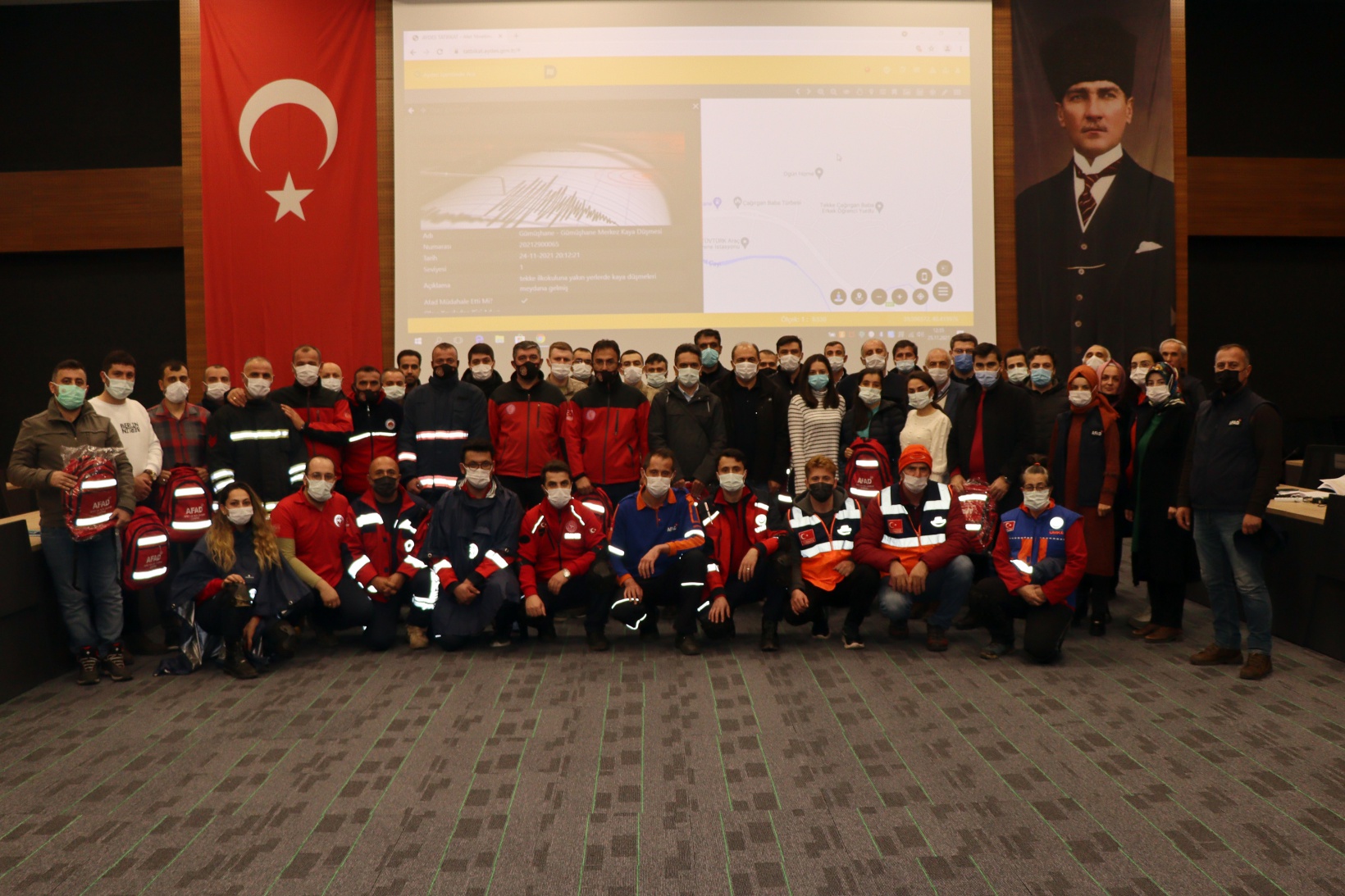 Gümüşhane’de 110 personelle gerçeğini aratmayan deprem tatbikatı   8