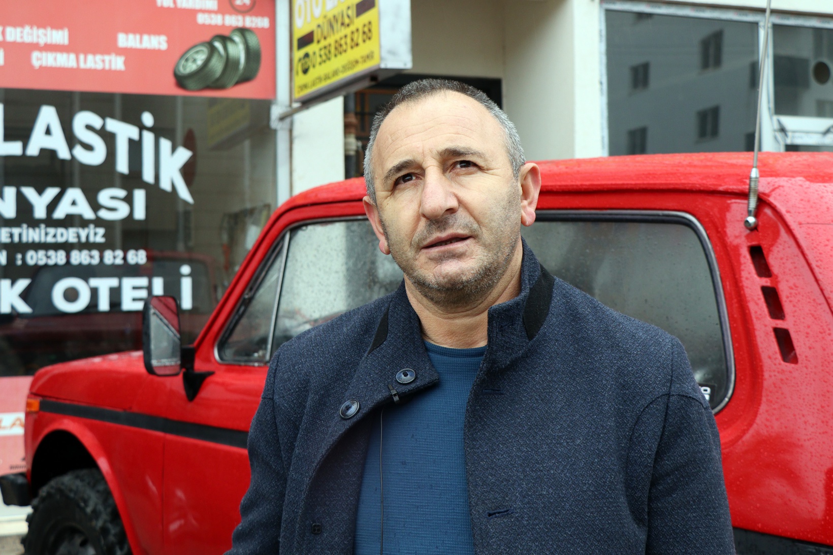 Gümüşhane’de kar yağışıyla birlikte lastikçilerde yoğunluk arttı   5