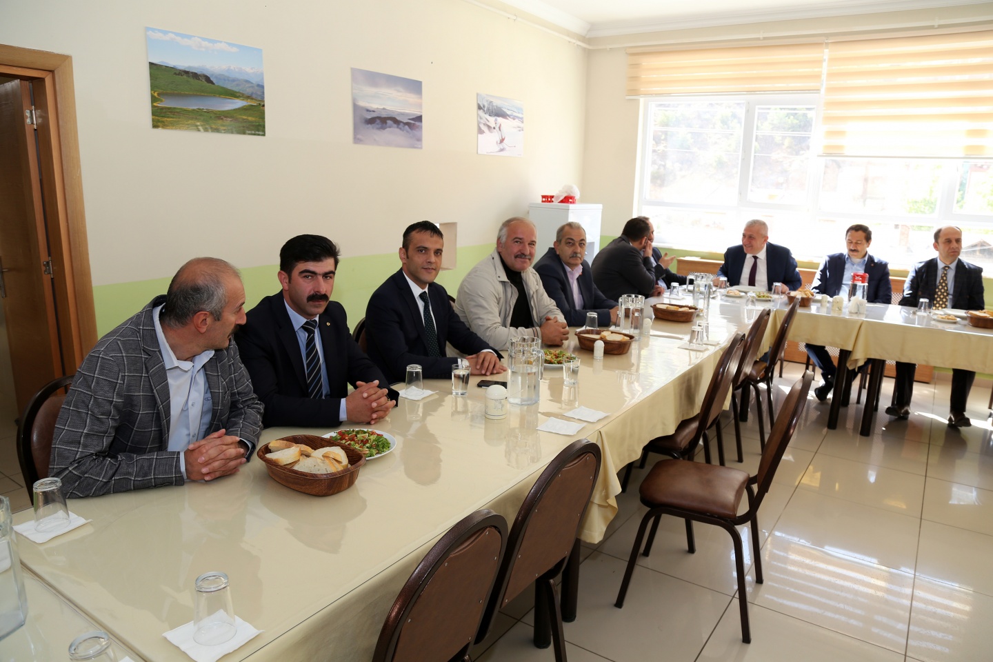 Muhtarlar yemekte buluştu 5