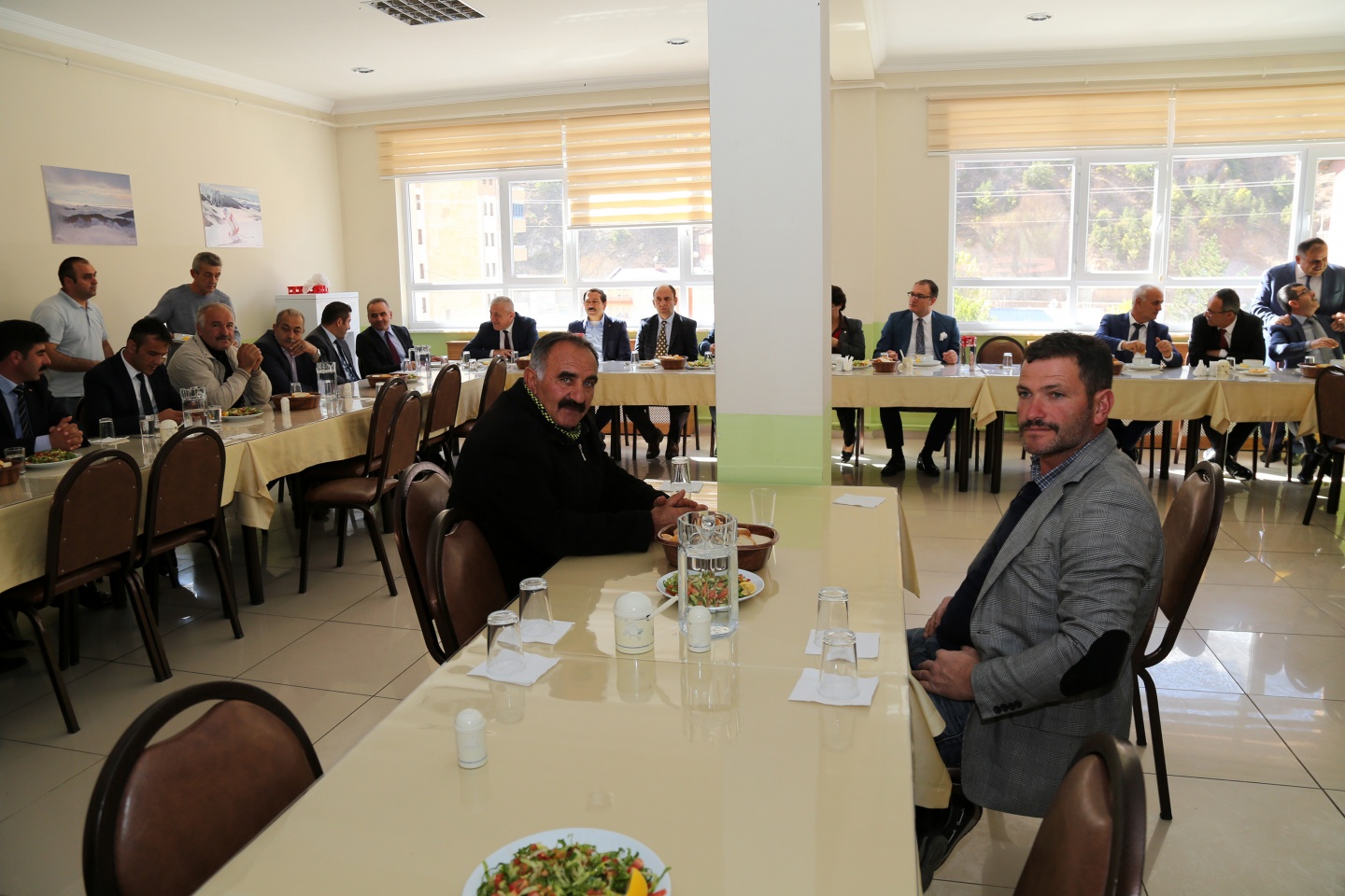 Muhtarlar yemekte buluştu 15