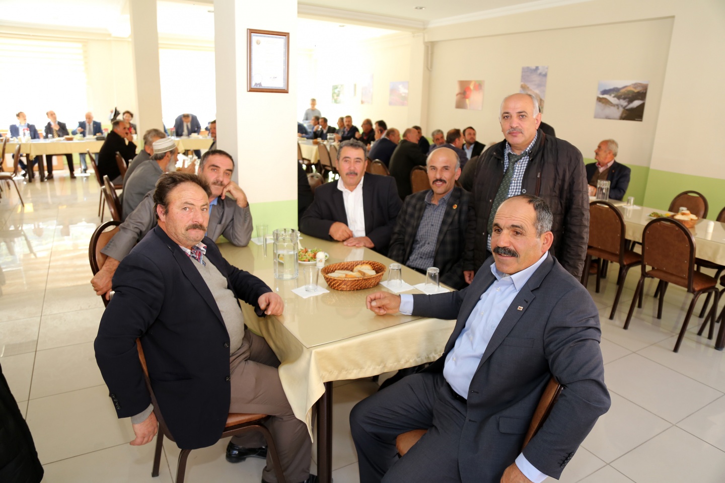 Muhtarlar yemekte buluştu 6