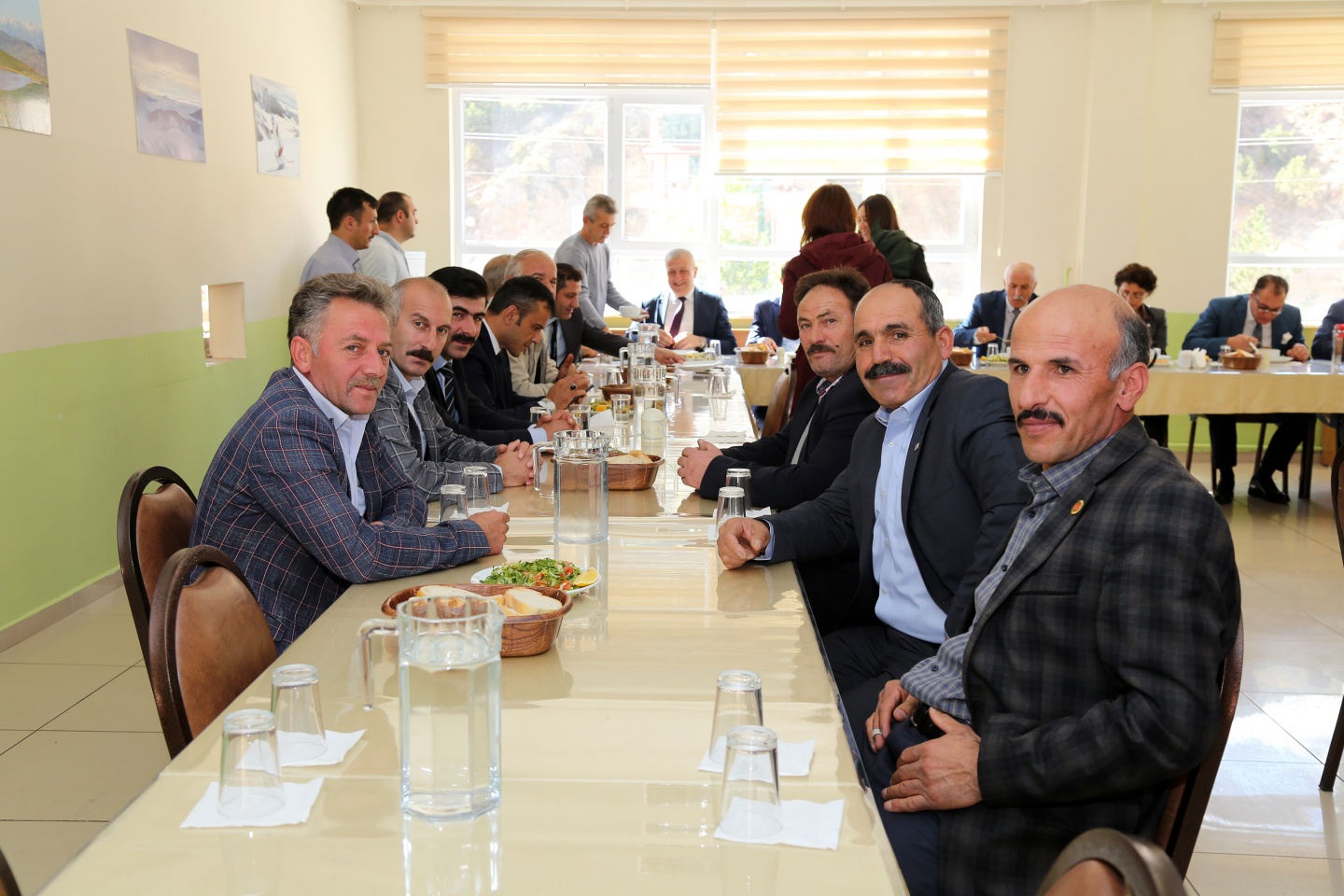 Muhtarlar yemekte buluştu 9