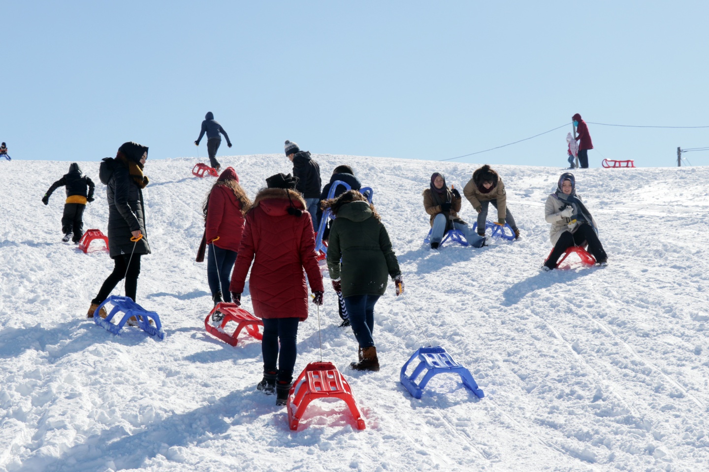 Düştüler, kalktılar yine kaydılar 2