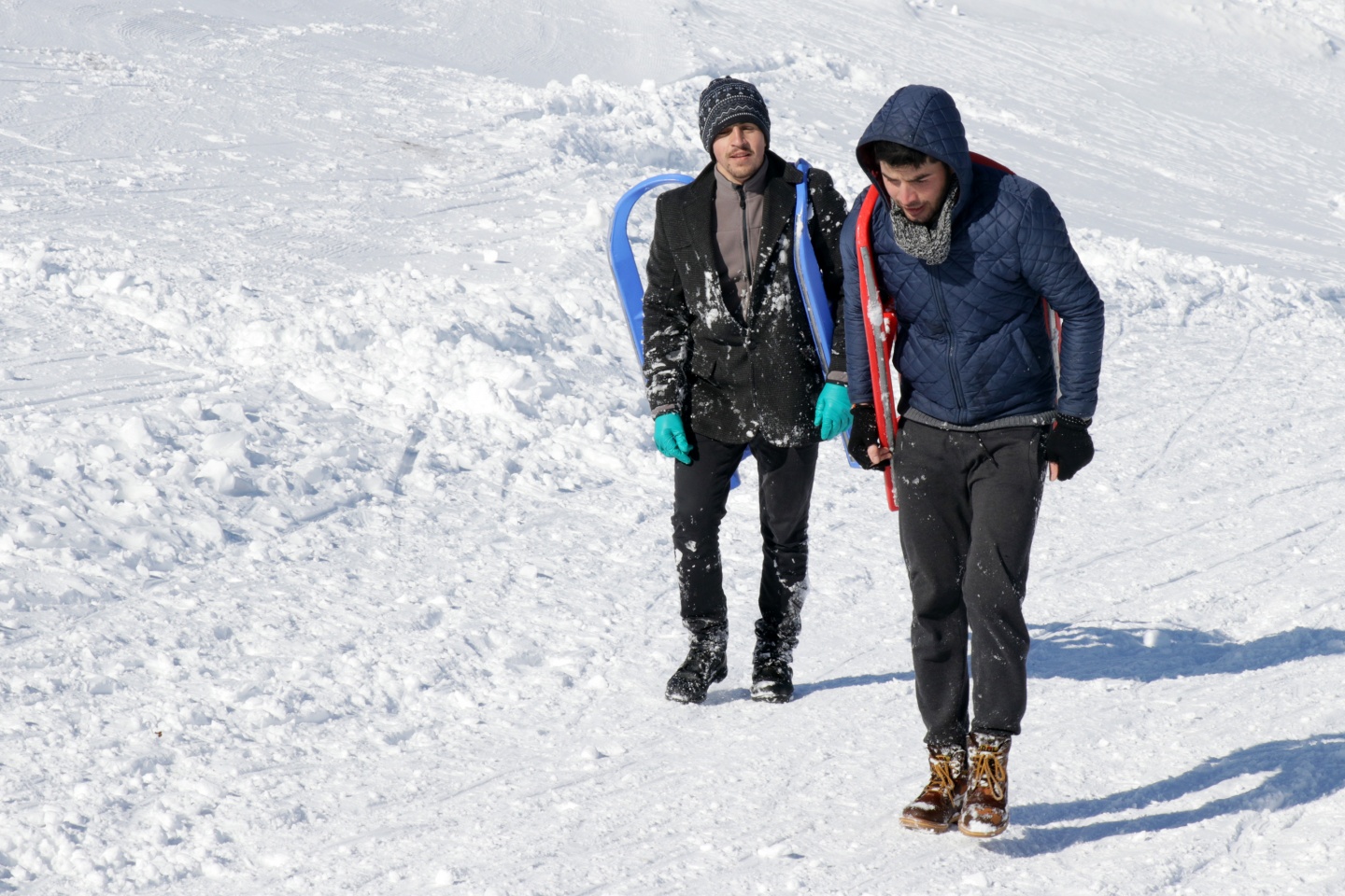 Düştüler, kalktılar yine kaydılar 43