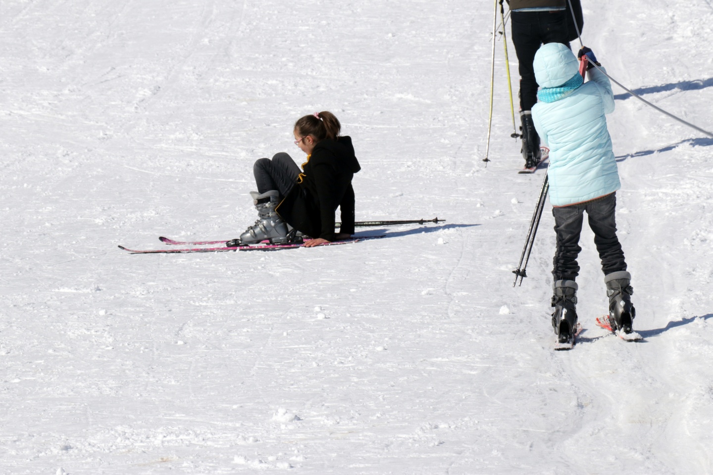 Düştüler, kalktılar yine kaydılar 34
