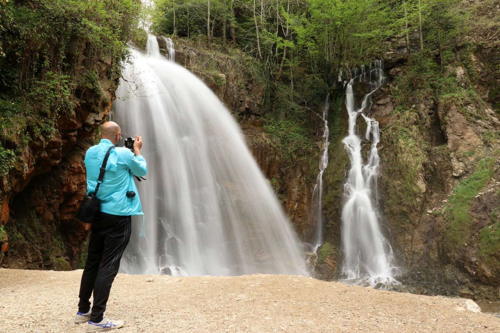 Gümüşhane'nin saklı cenneti Çağlayandibi Şelalesi baharla coştu 12