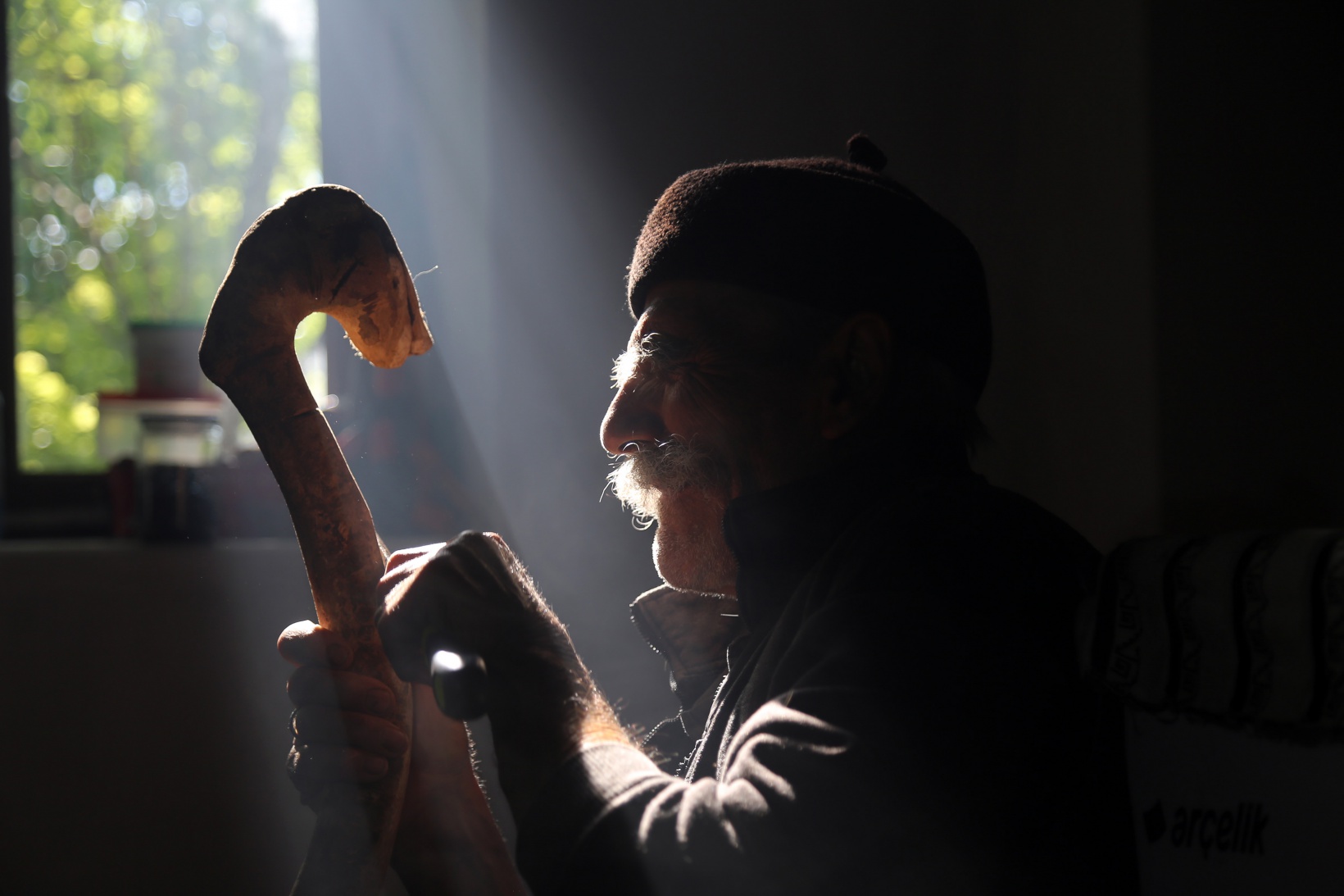 Görmeyen gözleriyle binlerce fidan yetiştirdi 3