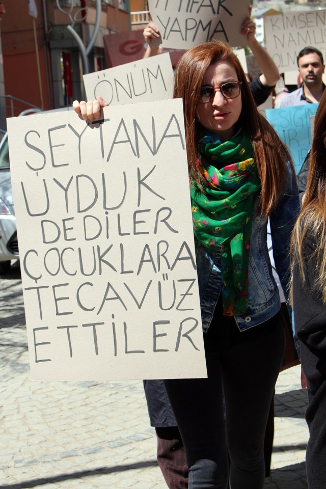 Gümüşhaneli kadınlardan yürüyüş 3