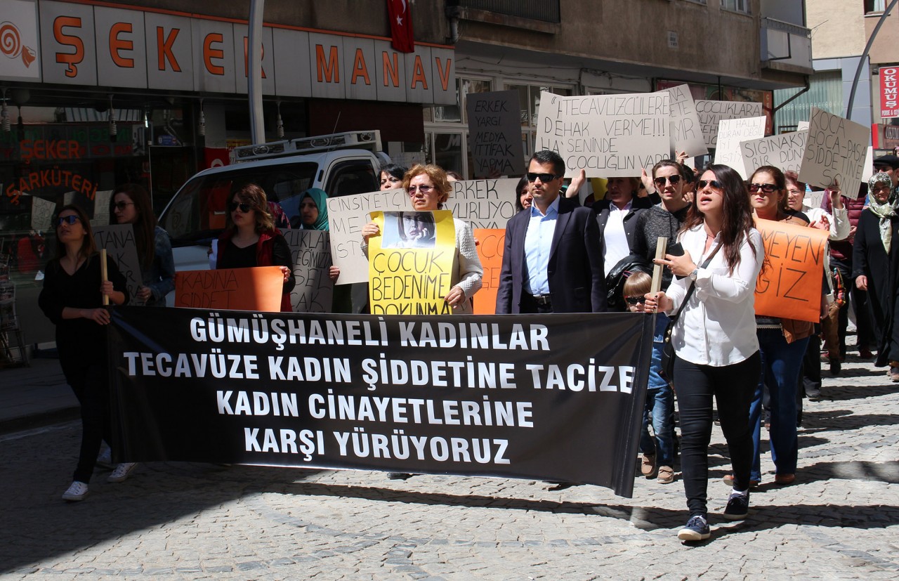 Gümüşhaneli kadınlardan yürüyüş 7