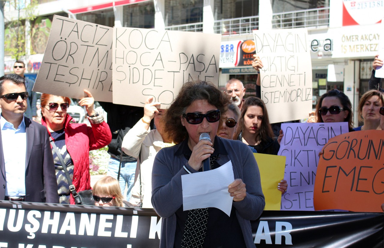 Gümüşhaneli kadınlardan yürüyüş 14