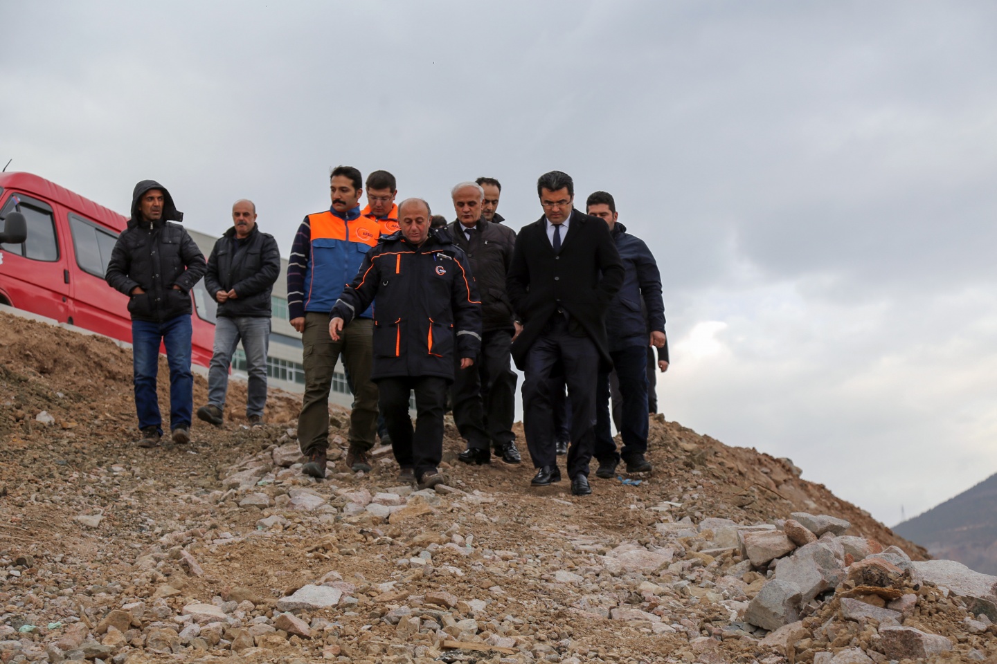 Yeni hastane yolunda çalışmalar devam ediyor 1