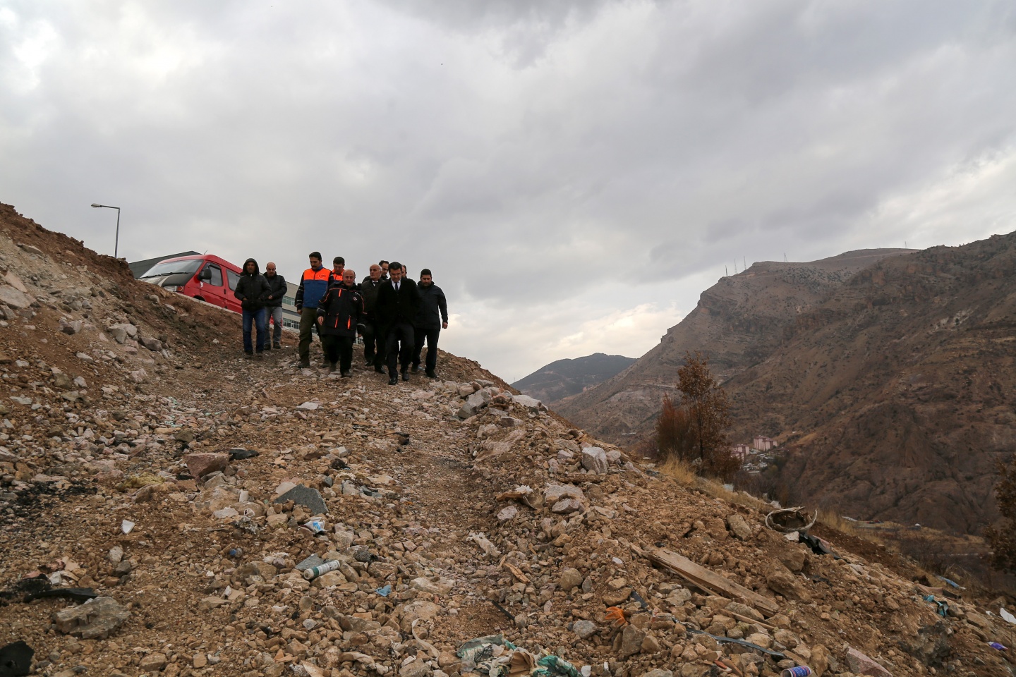 Yeni hastane yolunda çalışmalar devam ediyor 4
