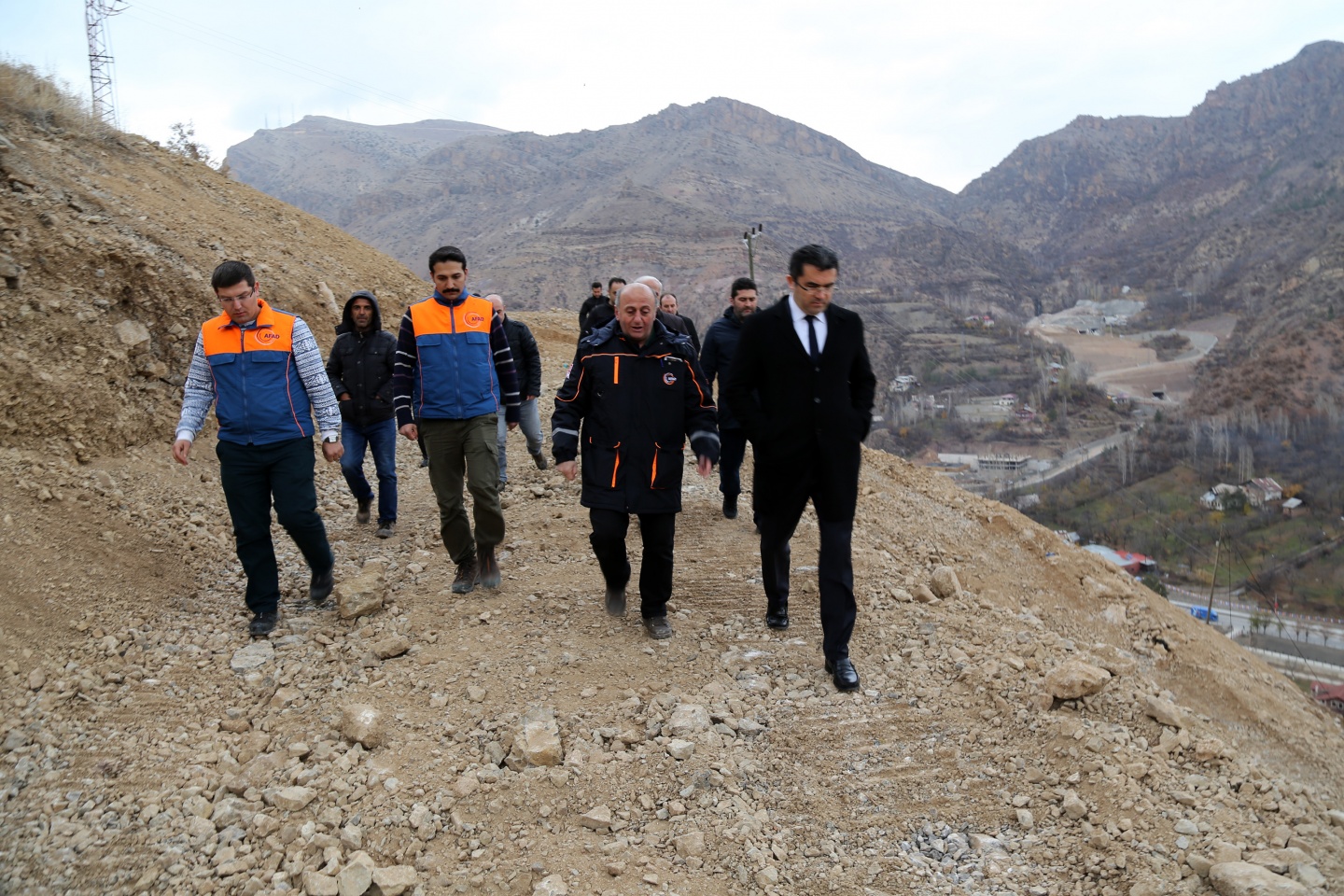 Yeni hastane yolunda çalışmalar devam ediyor 6