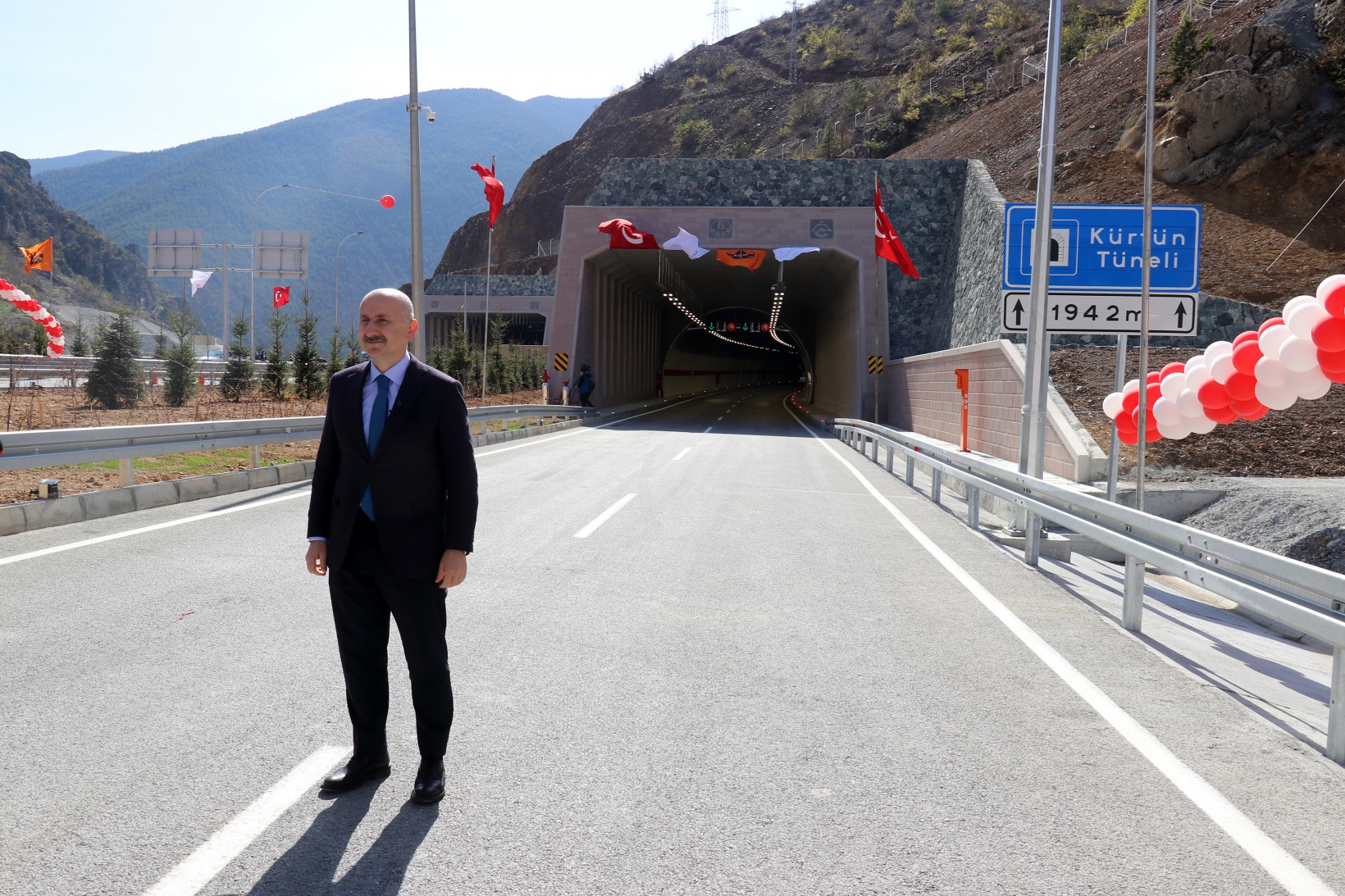 Kürtün Ayrım Kavşağı ve Tüneli törenle hizmete girdi   44