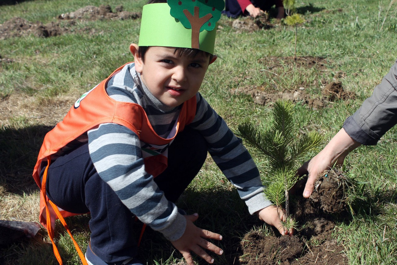 Kelkit’te su israfı anlatıldı, fidan dikildi 37