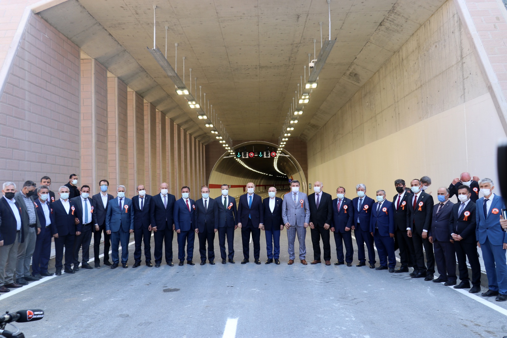 Kürtün Ayrım Kavşağı ve Tüneli törenle hizmete girdi   43