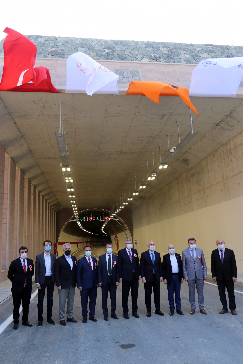 Kürtün Ayrım Kavşağı ve Tüneli törenle hizmete girdi   38