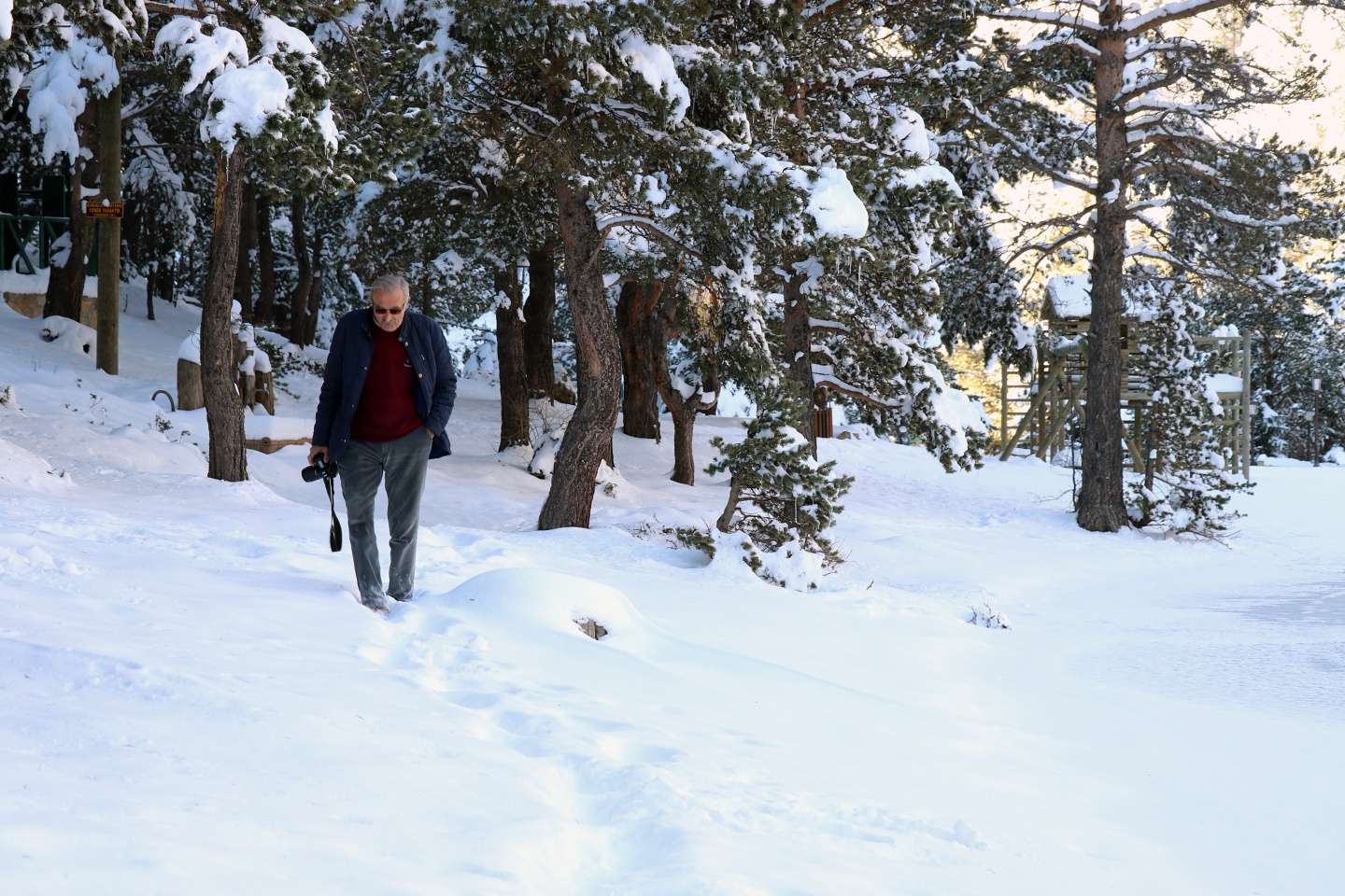 Limni Gölü Tabiat Parkı yazın güzel, kışın başka güzel 21