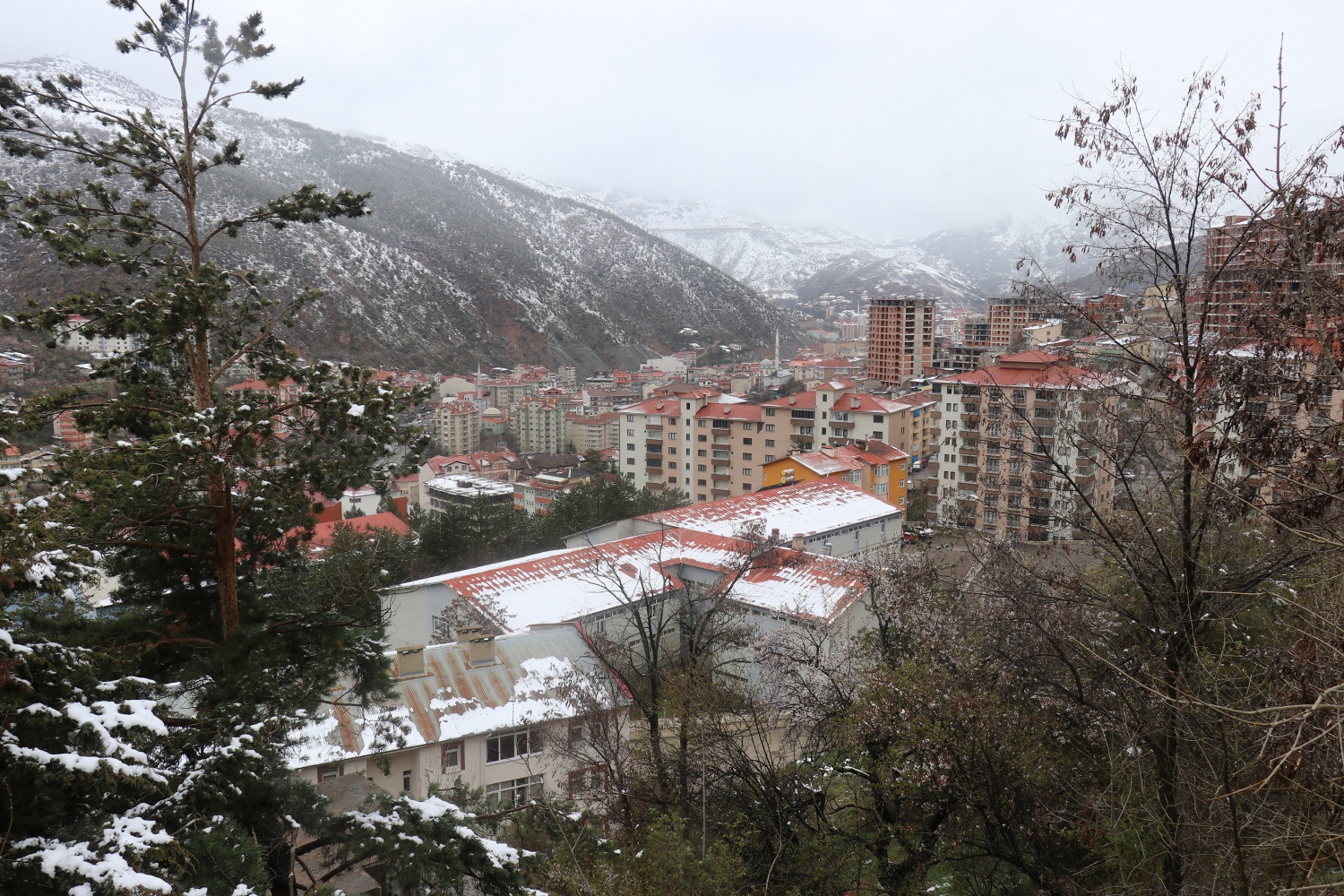 Gümüşhane 21 Nisan'da beyaza büründü 24