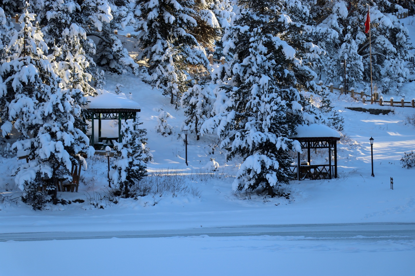 Limni Gölü Tabiat Parkı yazın güzel, kışın başka güzel 22