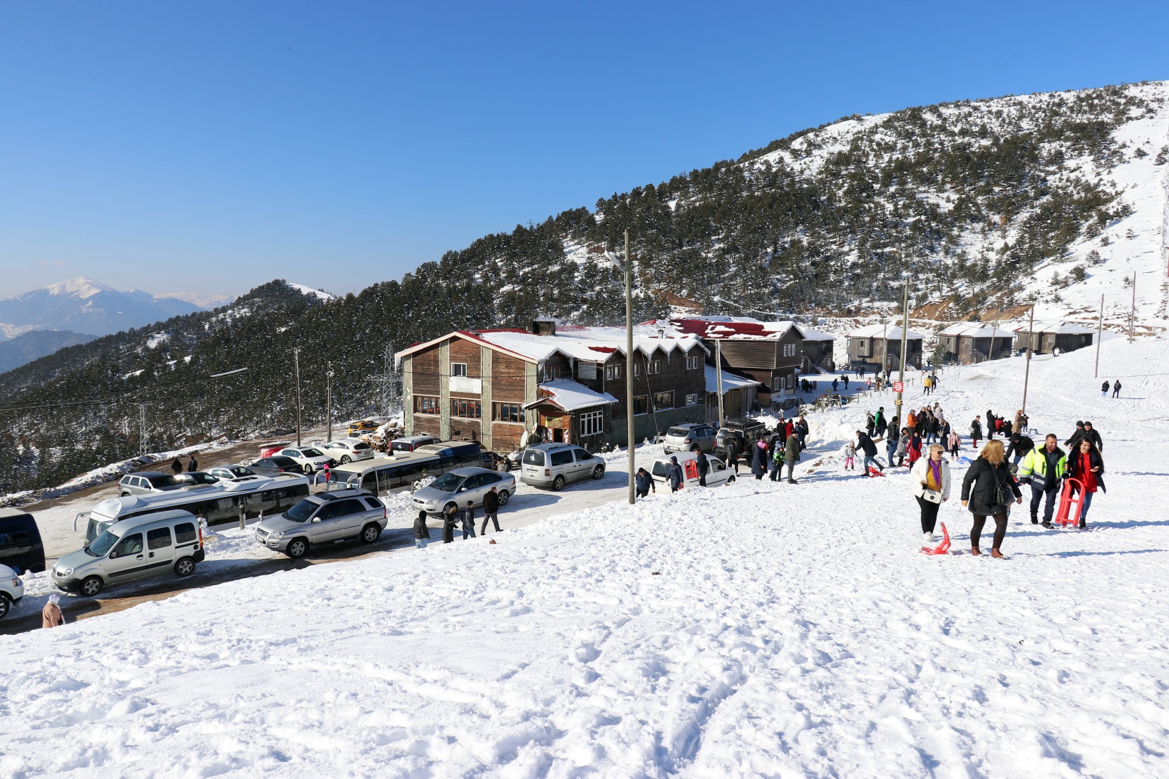 Zigana dağında kızak yoğunluğu 10