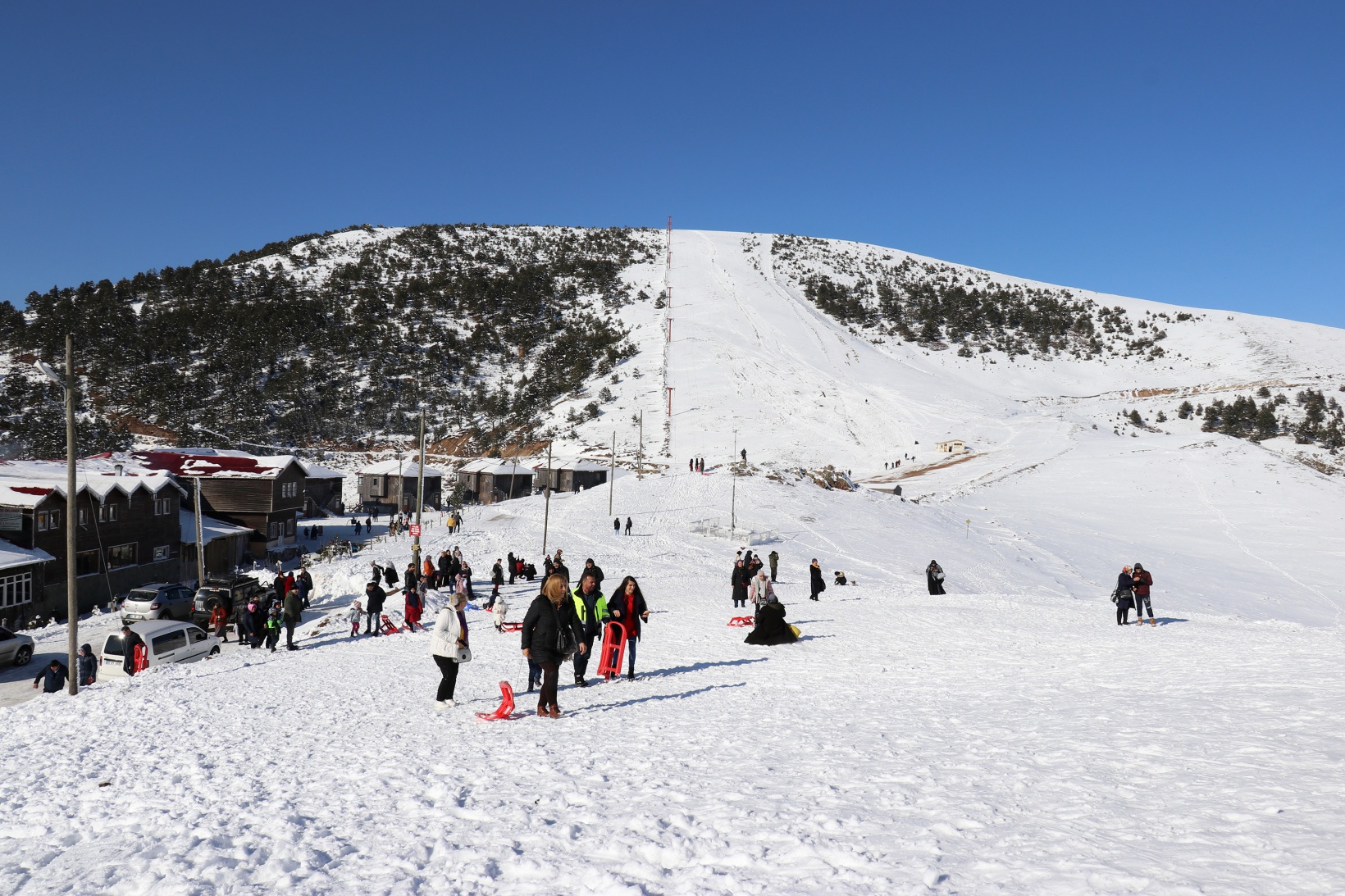 Zigana dağında kızak yoğunluğu 32