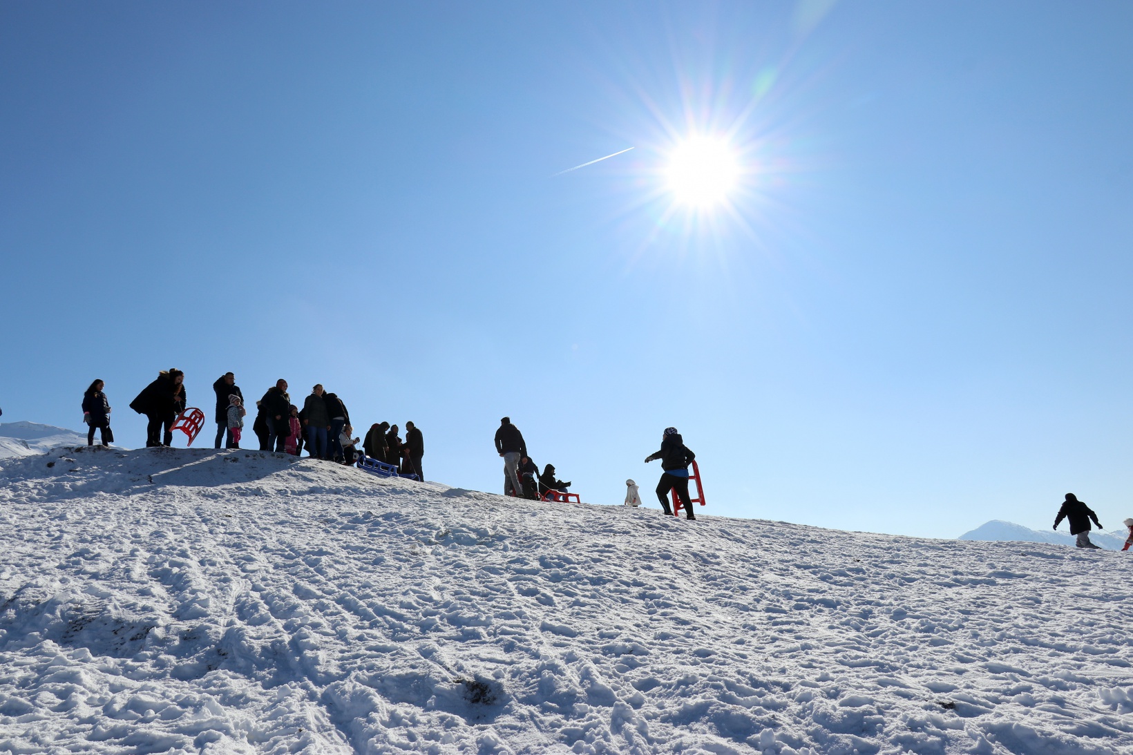 Zigana dağında kızak yoğunluğu 30