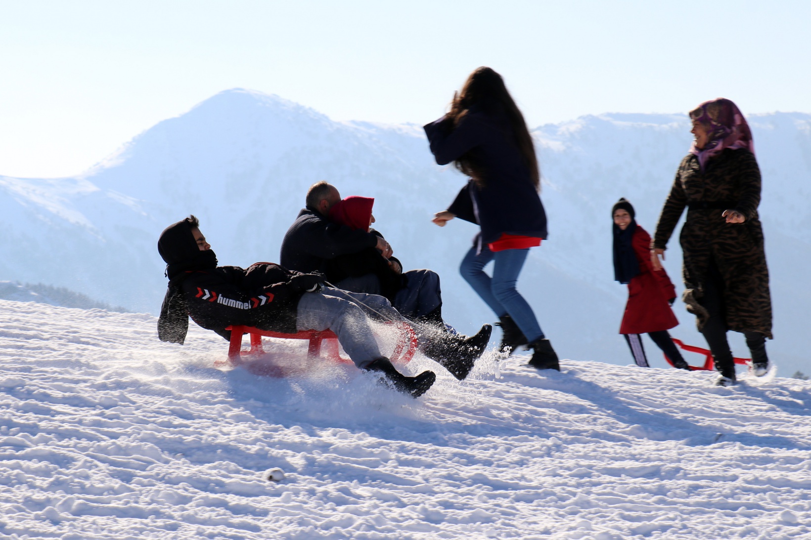 Zigana dağında kızak yoğunluğu 14