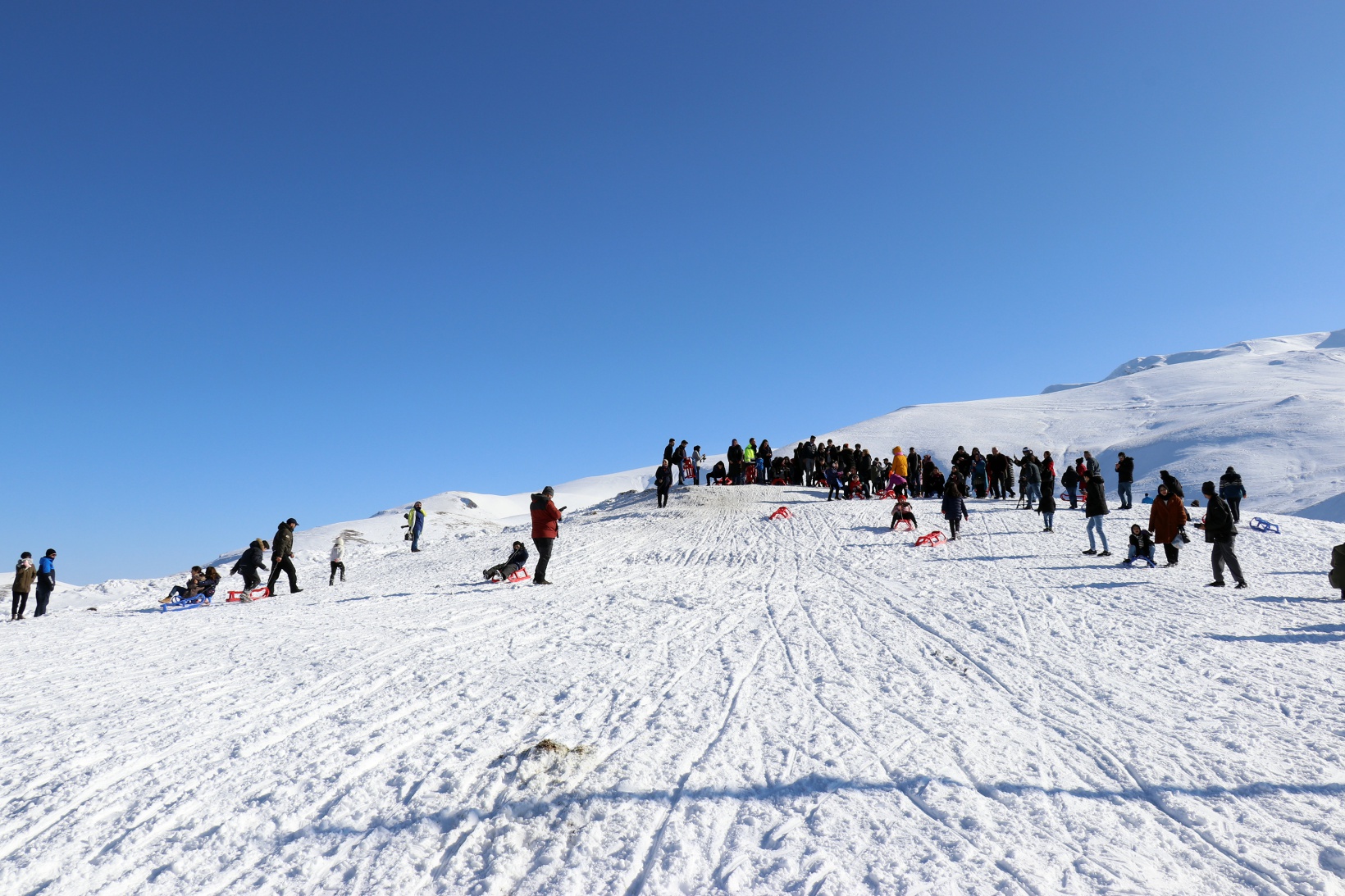 Zigana dağında kızak yoğunluğu 34