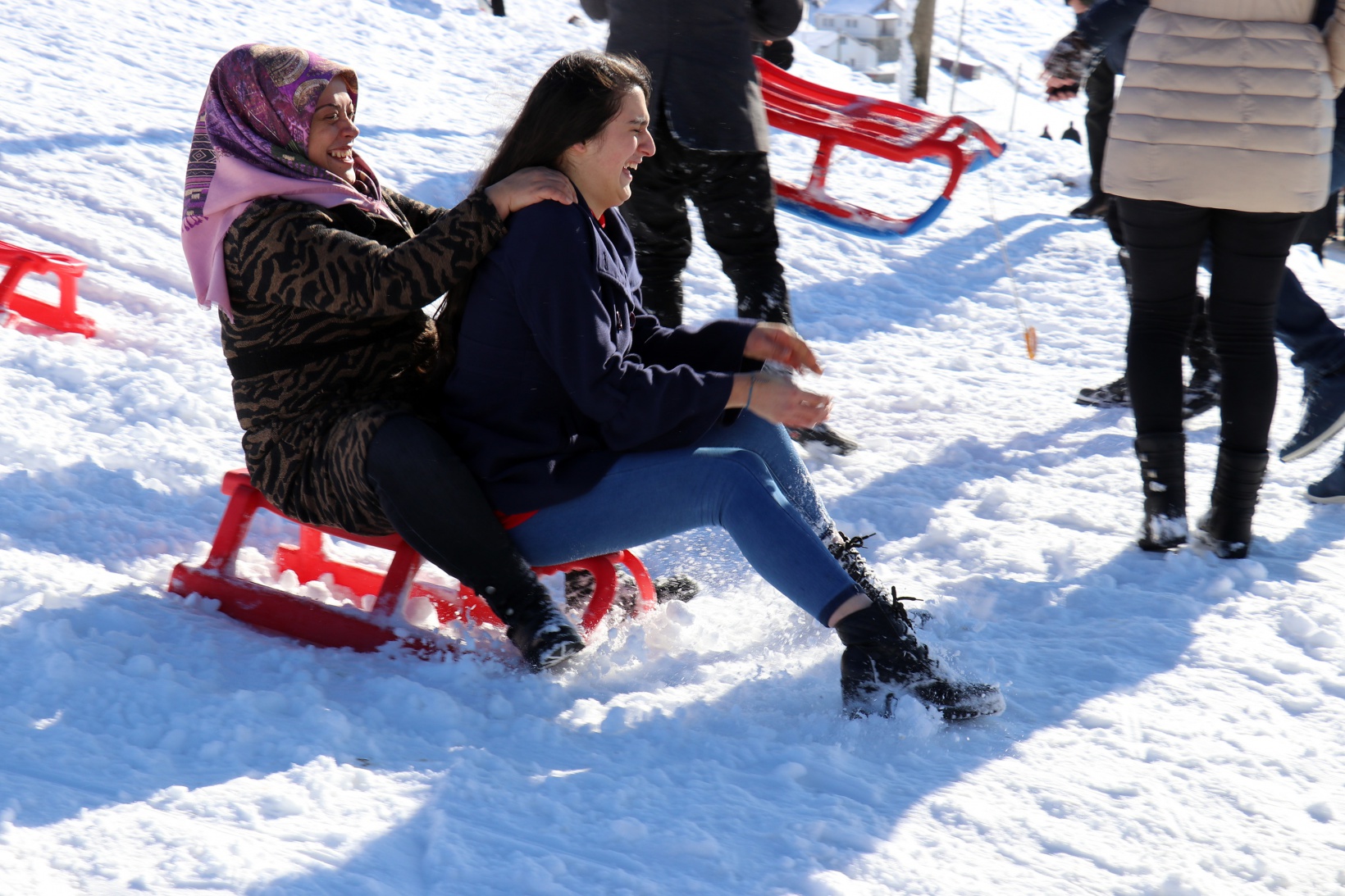 Zigana dağında kızak yoğunluğu 11
