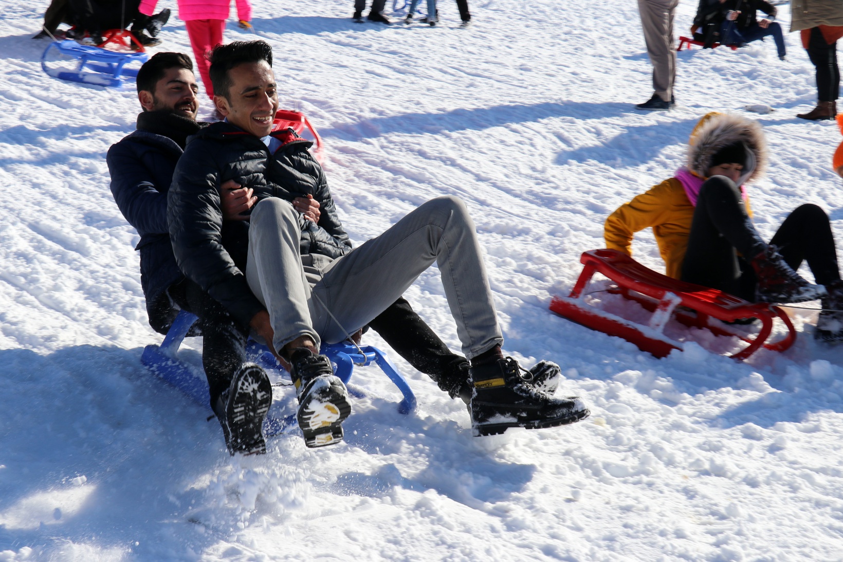 Zigana dağında kızak yoğunluğu 22