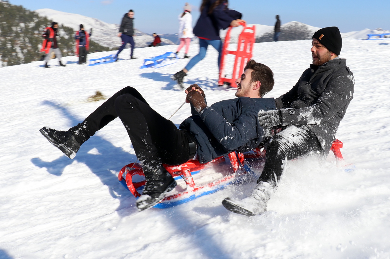 Zigana dağında kızak yoğunluğu 20