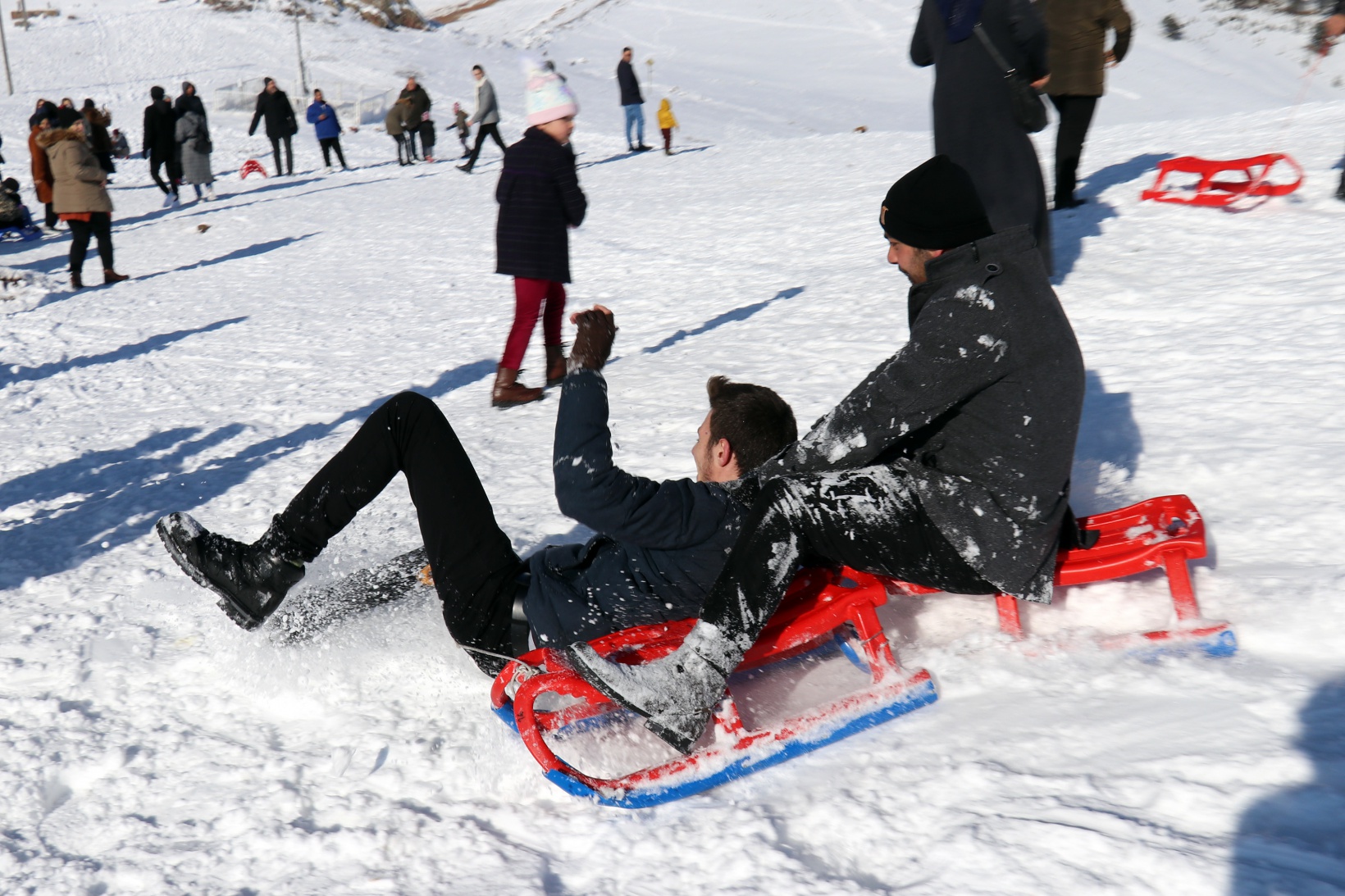 Zigana dağında kızak yoğunluğu 28