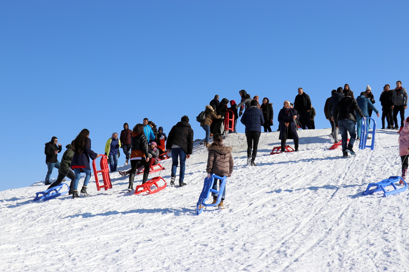 Zigana dağında kızak yoğunluğu 13