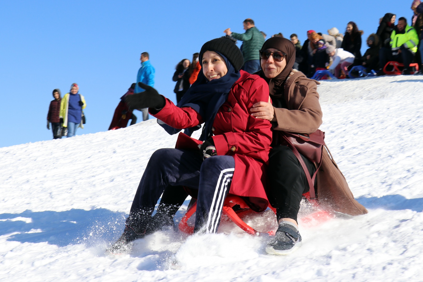 Zigana dağında kızak yoğunluğu 7